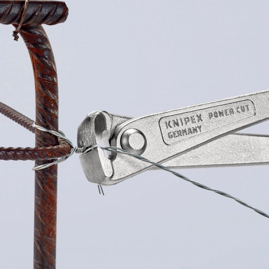 Клещи вязальные для арматурной сетки особой мощности резка - проволока средней твердости 38мм твердая проволока 2мм режущая кромка 61 HRC / 25мм L=300мм оцинкованные