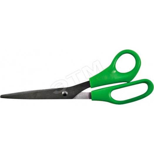 Ножницы бытовые нержавеющие, пластиковые ручки, толщина лезвия 2.0 мм, 210 мм