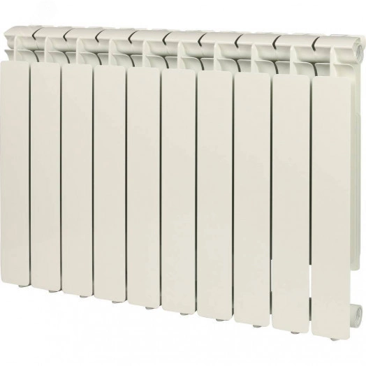 Радиатор алюминиевый секционный 500/80/10 боковое подключение