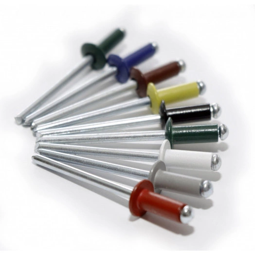 Заклепка 4.0х10 вытяжная Daxmer алюминий/сталь    RAL9003 (1000шт)