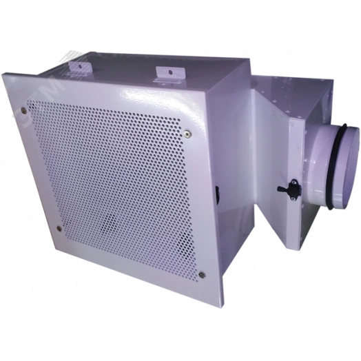 Корпус HEPA фильтра, потолочный в гигиеническом исполнении 457х457х78, H80-499х499, верхнее подключение D200