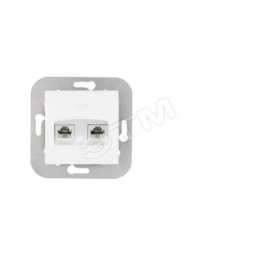 Беларусь Розетка узел телефонная 2-х мсетн В рамкуТР24-055