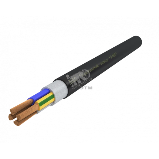 Кабель силовой ППГнг(А)-HF 4х120мс (N)-1 многопроволочный черный (барабан)