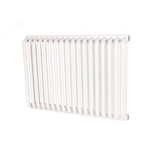 Радиатор стальной двухтрубчатый 500/100/18 боковое подключение белый глянцевый