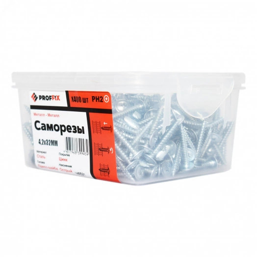 Саморез СММ 4,2х32 усил-й  (TWN) (400 шт) - конт-р PROFFIX