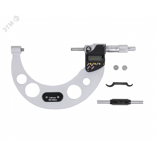 Микрометр электронный цифровой МКЦ-125 0.001 4-кн. (ГРСИ №35816-07)