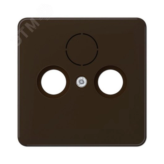 Крышка для телевизионной розетки  коричневая