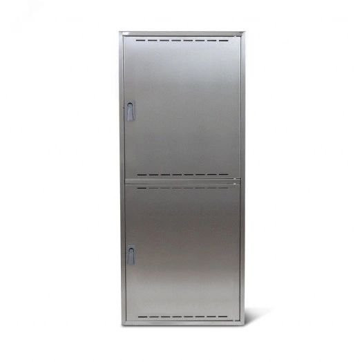 Шкаф пожарный навесной закрытый ПРЕСТИЖ 540х1280х230 нержавеющая сталь
