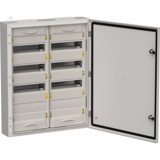 TITAN 5 Корпус металлический ЩРн-96 (2х48) 710х570х140 IP54 сер IEK