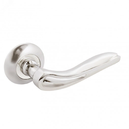 Ручка на квадратной накладке (комплект), АЛЛЮР АРТ"ЛАЙЗА" CP (1820) хром