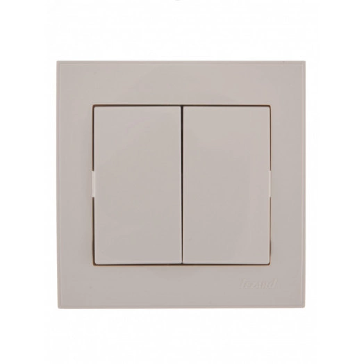 Выключатель RAIN двойной белый