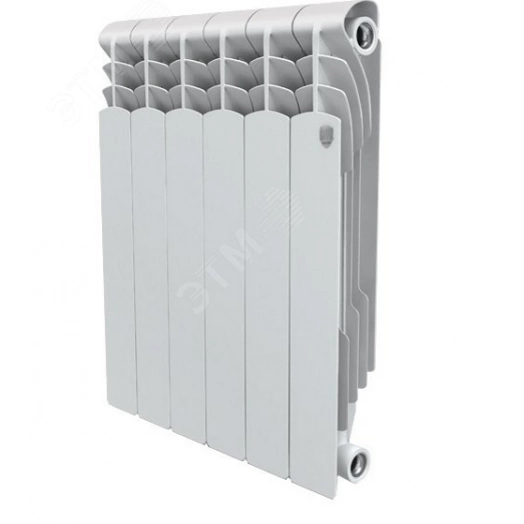 Радиатор алюминиевый секционный 500/80/6 боковое подключение