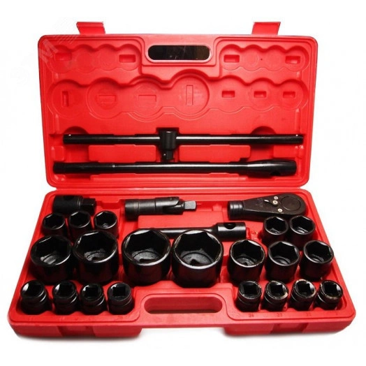 Набор головок торцевых №7 21-65мм 3/4''-1'' 26шт