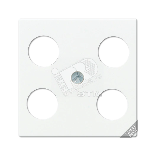 Крышка для SAT-TV-розетки с 4-мя гнездами  слоновая кость