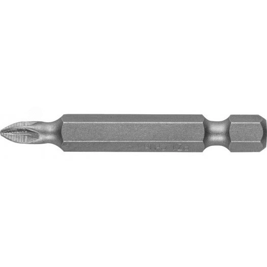 Биты ''Мастер'' кованые, хромомолибденовая сталь, тип хвостовика E 1/4'', PZ1, 50мм, 2шт