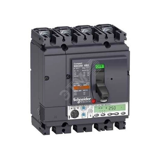 Выключатель автоматический силовой в литом корпусе для промышленного электроснабжения