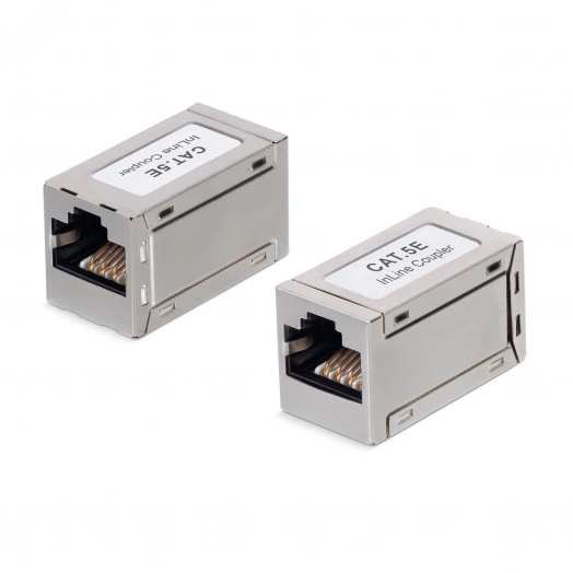 Проходной адаптер RJ45-RJ45 (8p8c) категория 5е экранированный WRline WR-CA-8p8c-C5E-SH