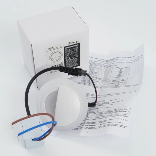 Светильник светодиодный ДВО-3w 4000К 210Лм белый