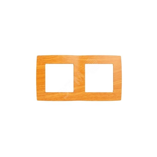 Рамка на 2 поста, Эра12, ольха, 12-5002-07