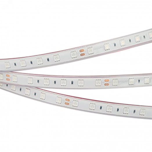 Лента герметичная RTW-PFS-B60-13mm 24V Yellow (14.4 W/m, IP68, 5060, 5m) (Arlight, 14.4 Вт/м, IP68)