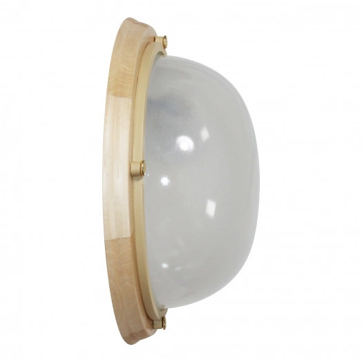 Светильник НББ-03-100-009 IP65 Терма 1101 Круг большой матовый корпус  липа индивидуальная упаковка