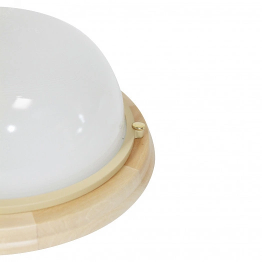 Светильник НББ-03-100-009 IP65 Терма 1101 Круг большой матовый корпус  липа индивидуальная упаковка