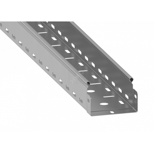 Лоток перфорированный 400х65 L=3м S=1,5мм гор.оцинк.