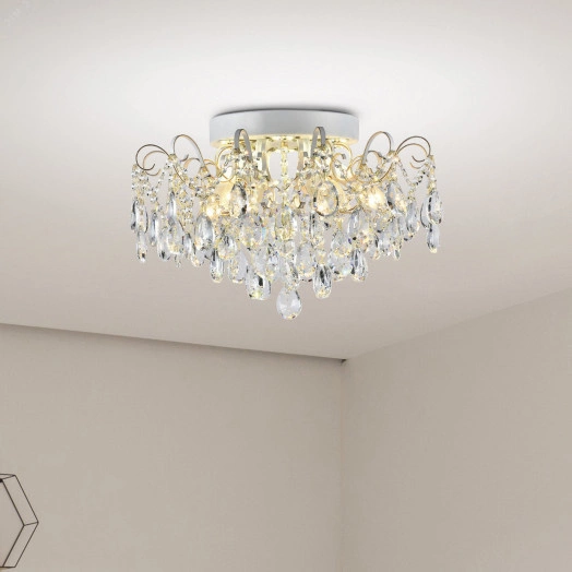 Люстра  Rivoli Silke 1034-306 6 x E14 40 Вт хрусталь классика