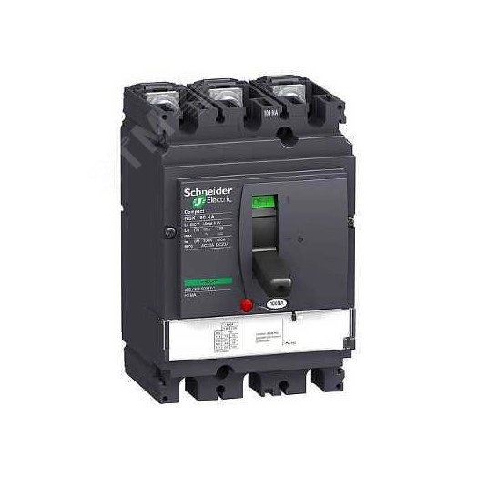 Выключатель автоматический двухполюсный NSX100NA