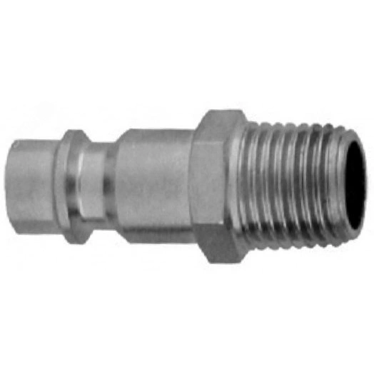 Штуцер БРС европейского типа с наружной резьбовой частью BSPT 1/4''