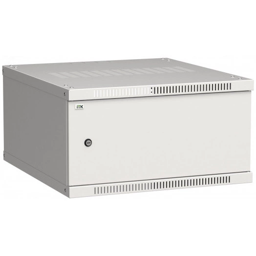 Шкаф LINEA WE 6U 600x650мм дверь металл серый