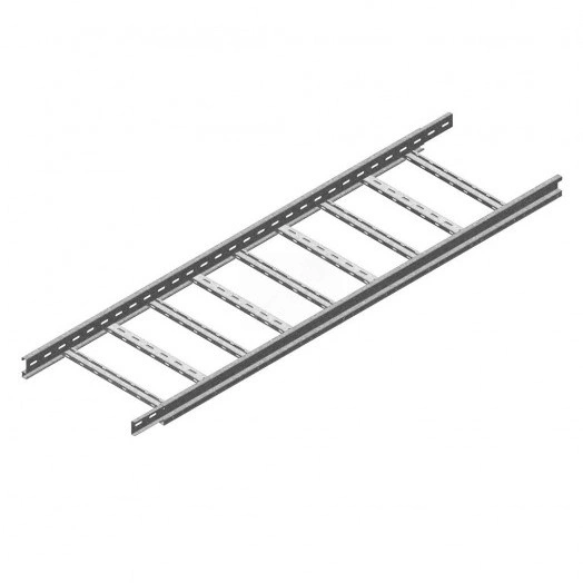 Кабельный лоток лестничного типа с телескопическими концами серии LIGHT, высота - 60 мм, ширина - 300 мм, длина - 3000 мм, толщина - 1 мм, кратность - 3м, HD - Оцинкованная сталь (методом горячего цинкования)