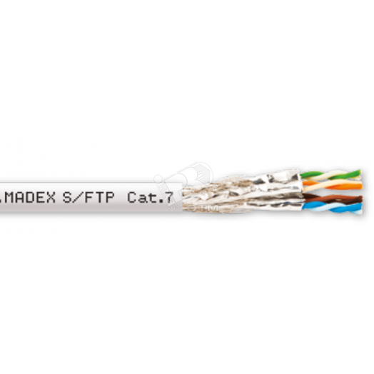 Витая пара S/FTP 4PR 23AWG Cat.7 PVC экранированная внутренняя(DCM Test Report)