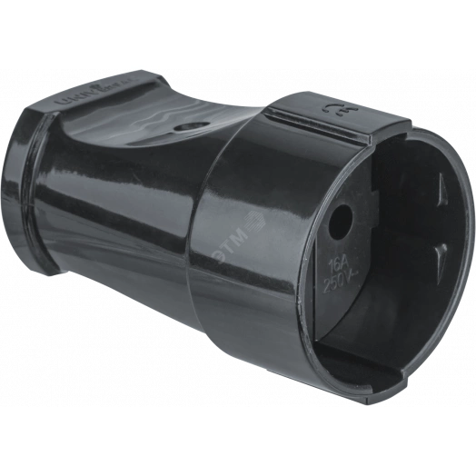 Розетка Navigator 61 717 NCA-SK01-10A-X-BL переносная б/з черная