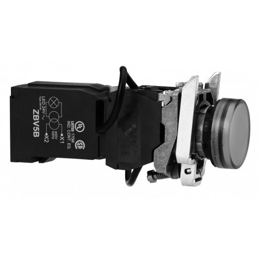 Лампа сигнальная белая LED 400B