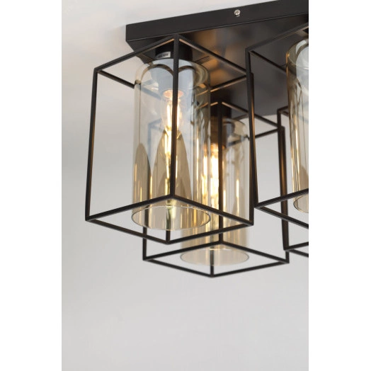 Светильник потолочный Rivoli Leonie 5081-304 4 * Е27 40 Вт лофт кантри