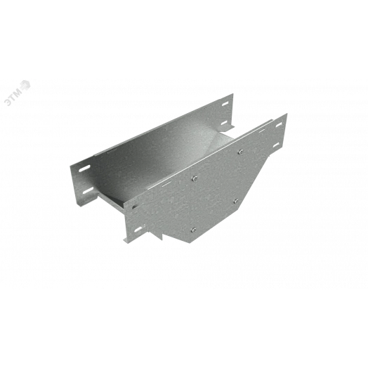 Т-ответвитель переходник 50х150-400 мм верт. c разворотом трассы на 90 гр. (нижняя часть больше исходной)