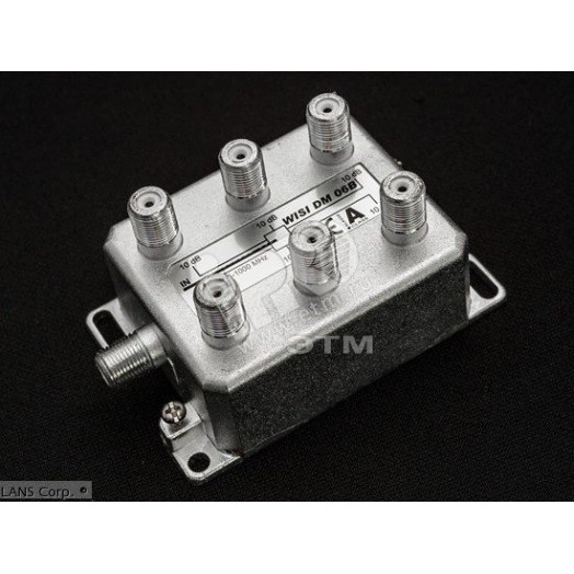 Делитель на 6 направлений DM-06 B (5-1000 МГц)