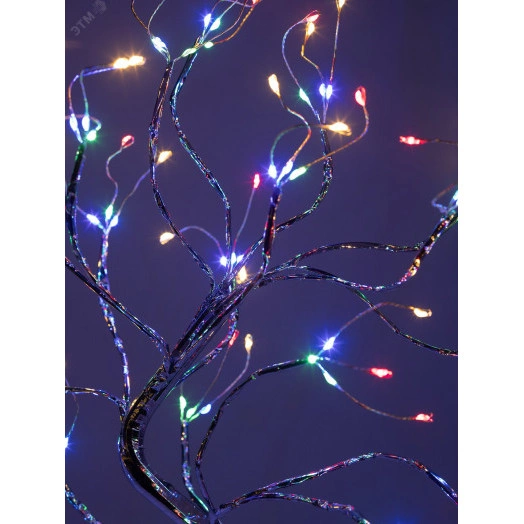 Светодиодная новогодняя фигура Дерево c самоцветами 36 microLED, 3АА, IP20 ЕGNID - 36MC ЭРА