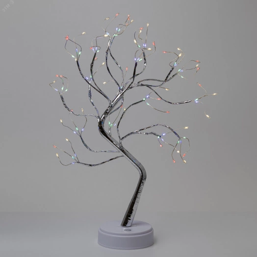 Светодиодная новогодняя фигура Дерево c самоцветами 36 microLED, 3АА, IP20 ЕGNID - 36MC ЭРА