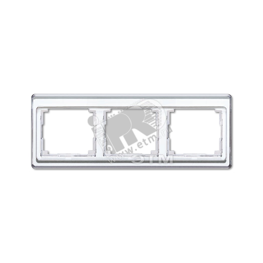 Рамка 3 поста универсальная белая