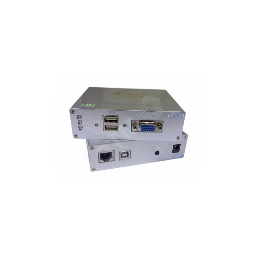 Комплект (передатчик+приёмник) VGA/клавиатура/мышь 1хRJ45, 2хUSB(A) до 100 м