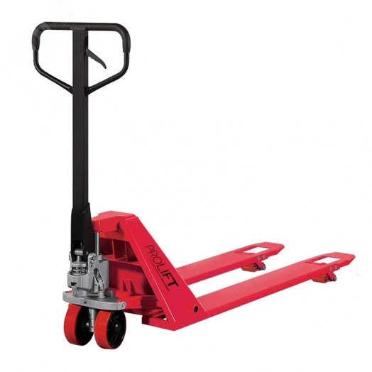 Тележка гидравлическая низкопрофильная PROLIFT AC-LOW52, г/п 2000кг, колеса полиуретан, вилы 1150х55
