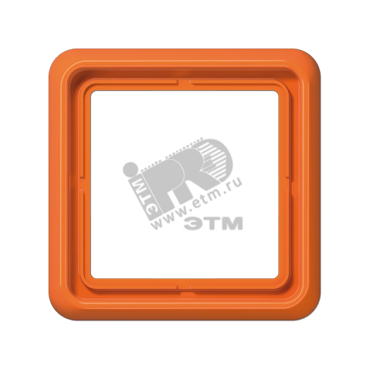 Рамка 1 пост универсальная ударопрочная оранжевая