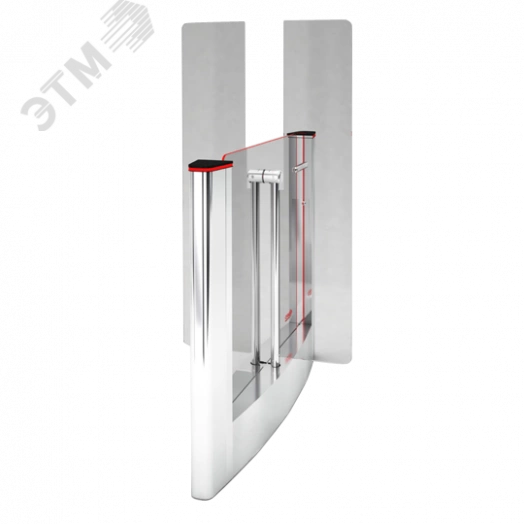 Турникет тумбовый моторизованный  Quick Line с высокими створками 1500 мм и картоприёмником, центральный элемент с шириной прохода 660 мм