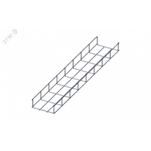Лоток проволочный прямой усиленный диаметр проволоки 5 мм  ППУ5.150.60.3000.10.1