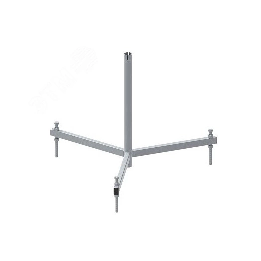 Треножный штатив для крепления молниеприемной мачты 40 мм. Материал - горячеоцинкованная сталь.