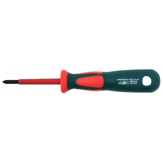 Отвертка стержневая крестовая диэлектрическая, PH0х60 мм