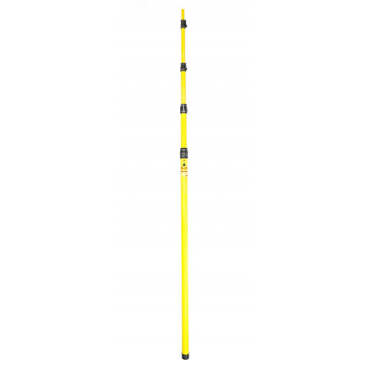 Штанга телескопическая для крепления гибкой       анкерной линии, L=1,8-7,8 м,                      алюминий/пластик/стекловолокно