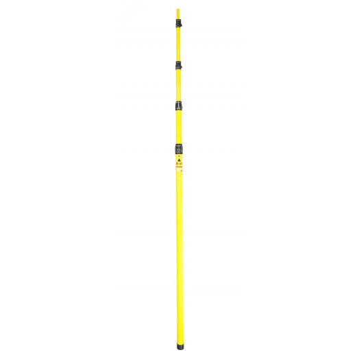 Штанга телескопическая для крепления гибкой       анкерной линии, L=1,8-7,8 м,                      алюминий/пластик/стекловолокно